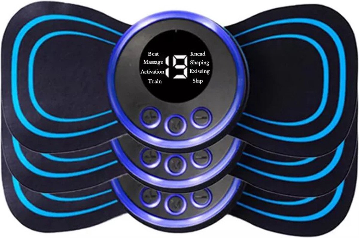 Elektrische massage apparaat - Spierstimulator - Massage - Led scherm - Oplaadbaar - Ontspanning