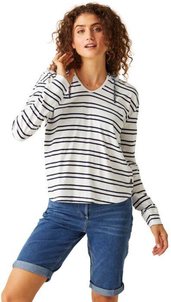 Regatta Minerve T-shirt Met Lange Mouwen Veelkleurig Vrouw Marineblauw