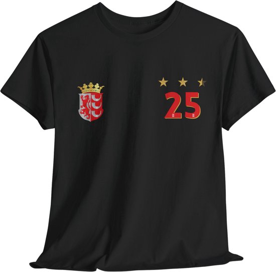PSV Kampioensshirt - Zwart S - 25 x Kampioen Eredivisie 2023-2024 - Eindhoven - 040 - Rood-Witten - Kampioenschap - Voetbal - Eendracht Maakt Macht - Kampioensfeest - LIMITED EDITION
