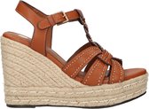 La Strada Sleehak tan met studs dames - maat 39