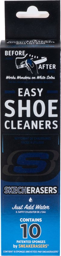 Skechers SkechEraser Cleaners 10pk, Unisexe, Incolore, Cosmétique pour chaussures, taille: Taille unique