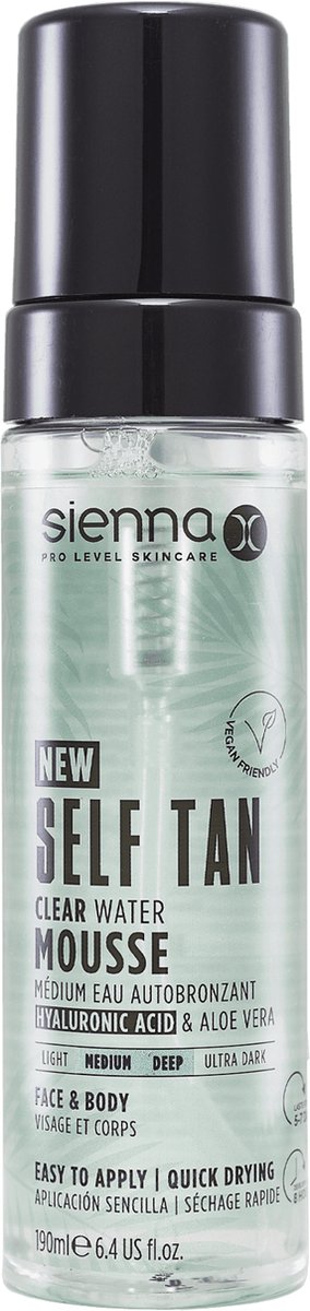 Sienna-X Self Tan Clear Water Mousse