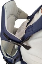 Ergonomische babydrager - buikdrager - draagzak - 3 t/m 9kg - blauw - extra comfort