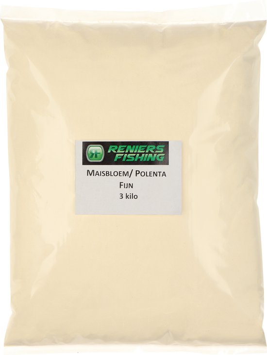 Reniers Fishing Maisbloem / Polenta Fijn - Fijne Polentabloem voor Voer, Boilies en Maden - Maat : 1 Kilo van Reniers Fishing — afbeelding 2