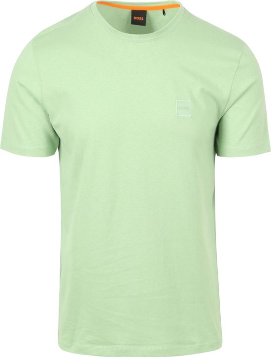 BOSS - T-shirt Tales Lichtgroen - Heren - Maat 3XL - Regular-fit