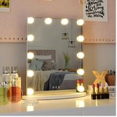 SureDeal® - Spiegel met Verlichting - Makeup Spiegel - 40x50 cm - Led Verlichting - 3 Lichtstanden - Dames