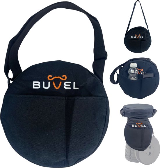 Buvel® Opvouwbare kruk - Kruk - Inklapbaar - Telescopisch - Visstoel - Verstelbaar