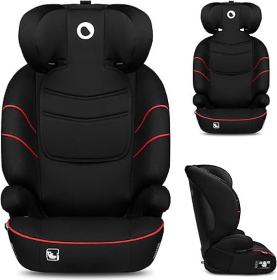 MKSS® Kinderstoel Auto - Autostoel - Kinderzitje - Zitverhoger - Autozitje voor 3 jaar of Ouder - Zwart met Rood