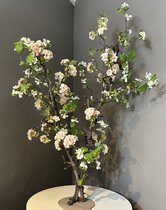 Seta Fiori - Fleur artificielle - arbre - 110-120cm - Rituels - Blanc Peach - Sakura - Cerise -