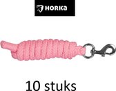 Horka - 10 halstertouwen - Voordeelpak - Roze