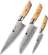 Bol.com Xinzuo B37 Damascus series - Set van 3 aanbieding