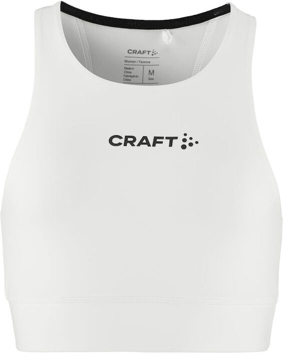 962x1200.jpg Craft Rush 2.0 Crop Top Dames - Wit | Maat: M - Afbeelding 1