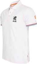 Cappuccino Italia - Polo SS Dutch Lion Polo Homme - Wit - Taille M