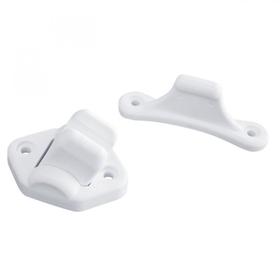 Deurvanger 2-delig Beweegbaar Wit 3mm van Staka — afbeelding 3