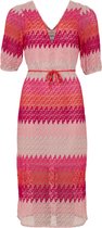 Freebird Jurk Dress Gala Wv Crochet 1684 Multi Pink Dames Maat - S