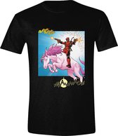 Deadpool - Unicorn Battle T-Shirt - Medium
