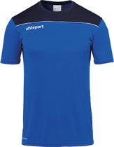 Uhlsport Offense 23 T-Shirt Kinderen - Royal / Marine / Wit | Maat: 140