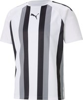 Puma Teamliga Shirt Korte Mouw Heren - Wit / Zwart | Maat: XL