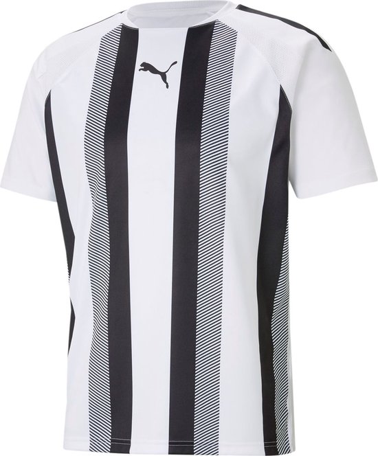 Puma Teamliga Shirt Korte Mouw Kinderen - Wit / Zwart | Maat: 116