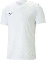 Puma Team Ultimate Shirt Korte Mouw Kinderen - Wit | Maat: 128