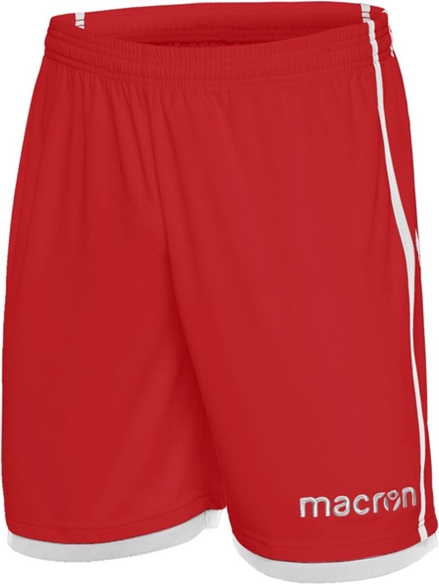 Macron Algol Short Heren - Rood / Wit | Maat: L