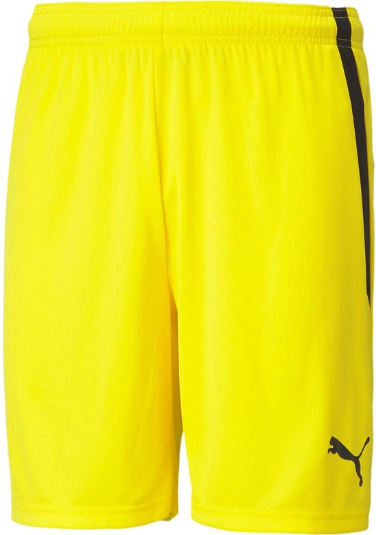 Puma Teamliga Short Kinderen - Geel | Maat: 128