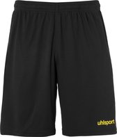 Uhlsport Center Basic Short Kinderen - Zwart / Geel | Maat: 140