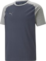 Puma Team Cup Casuals T-Shirt Heren - Marine | Maat: M