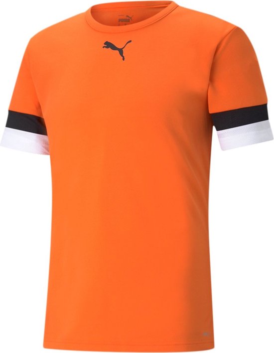 Puma Teamrise Shirt Korte Mouw Heren - Oranje | Maat: 3XL