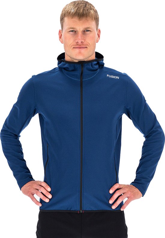 Fusion RECHARGE HOODIE MENS - Fitness - Blauw - Homme