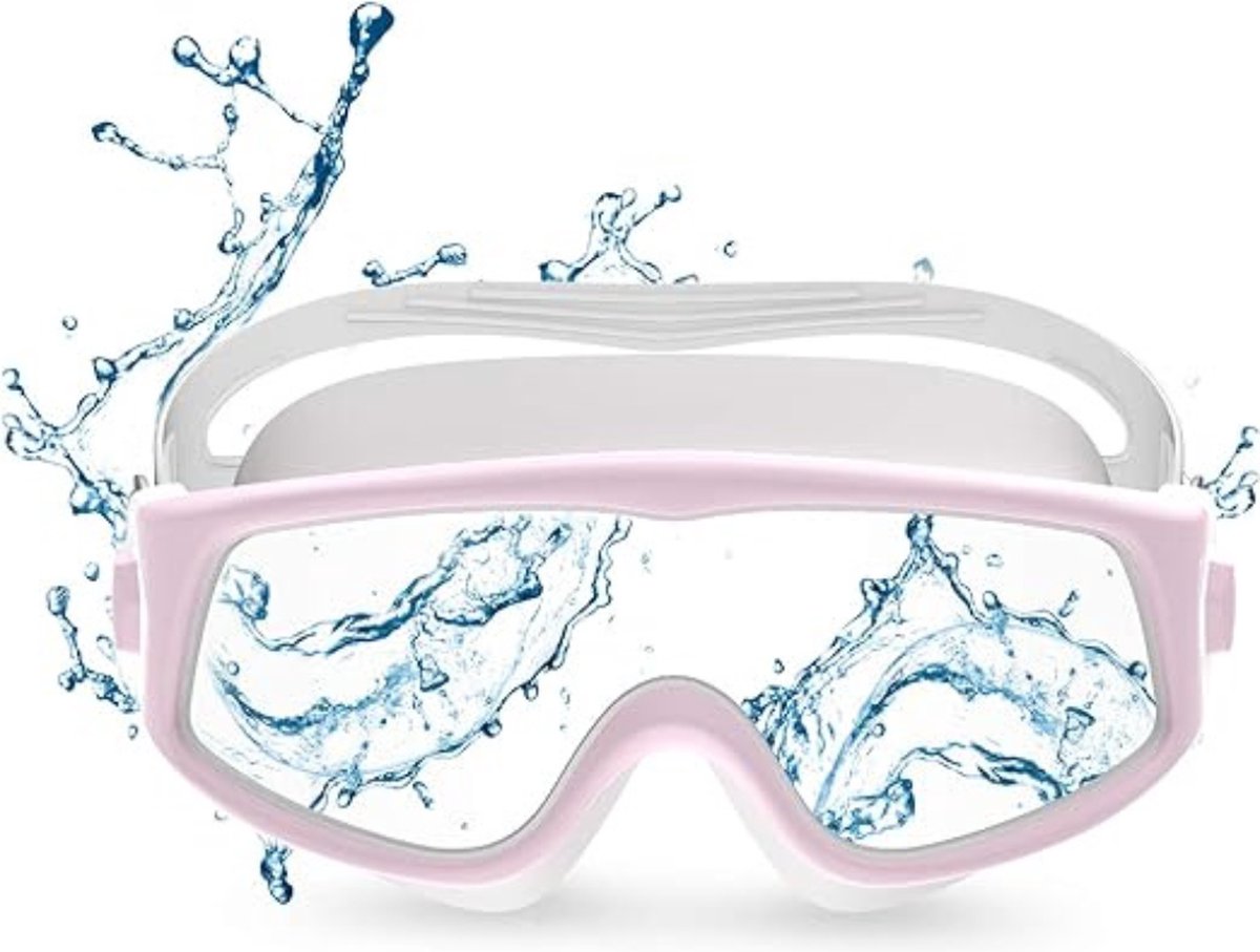 Duikmasker voor Volwassenen met Anti-condens en UV-bescherming - Comfortabel Snorkelmasker met Gepolariseerde Lenzen - Ideaal voor Watersport - Wit