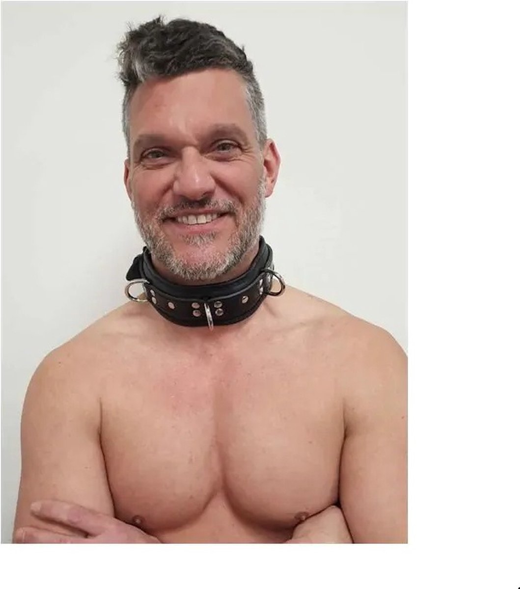 Goedkoopste Halsband Lockable Collar Mister B Zwart