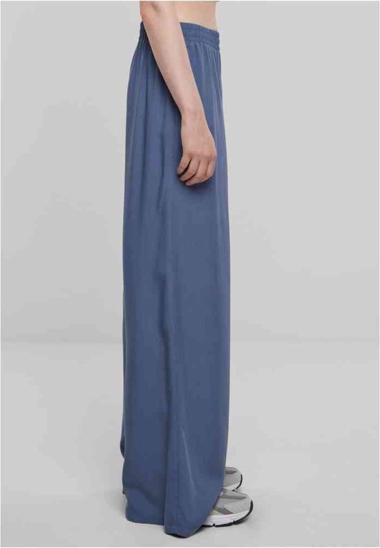 Urban Classics - Pantalon large en viscose - XL - Blauw