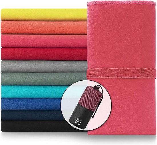 Microvezelhanddoek in vele kleuren en maten - sneldrogende handdoek - ultralichte fitnesshanddoek - sporthanddoek/gymhanddoek en reishanddoek - microvezelhanddoeken