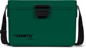 Bol.com Steamy Classy 12 - Kleine Koelbox met Schouderband - 12 Liter - Pine Green aanbieding
