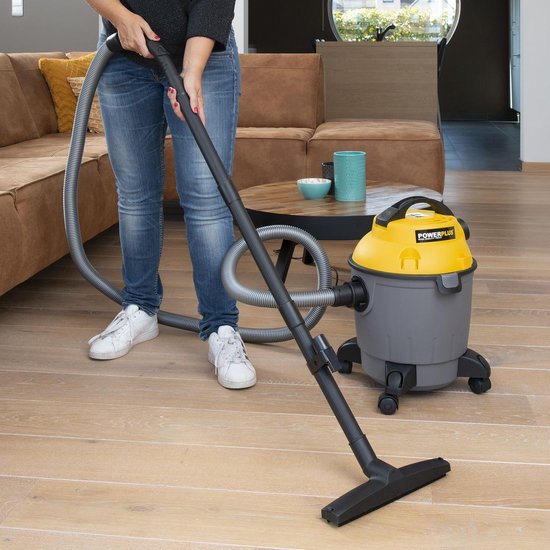 Powerplus elektrische stofzuiger nat-droog POWX321 - 1000W stofzuiger keuken, vloer, tapijt - 18l tank - met 3 acc.
