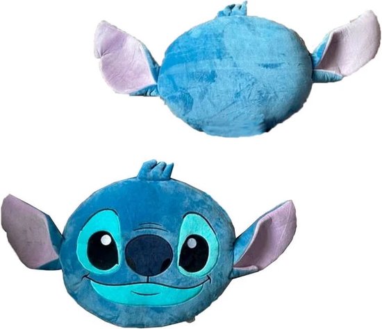 Disney - Lilo et Stitch - Coussin en Velboa en forme de Stitch 40cm