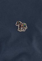 Paul Smith Mens Slim Fit Ss Tshirt Zebra Badge Polo's & T-shirts Heren - Polo shirt - Blauw - Maat S
