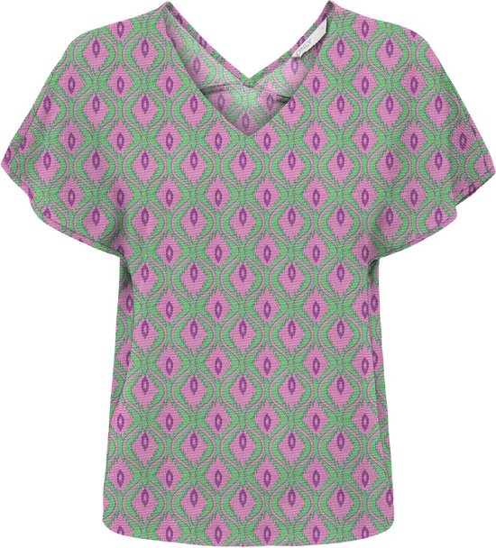 Débardeur Femme ONLY ONLNOVA LIFE VIS S/ S EMMY TOP AOP - Taille XS