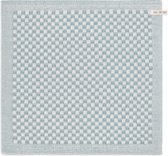 Knit Factory Gebreide Keukendoek - Keukenhanddoek Cubes - Geblokt motief - Handdoek - Vaatdoek - Keuken doek - Ecru/Stone Green - Traditionele look - 50x50 cm