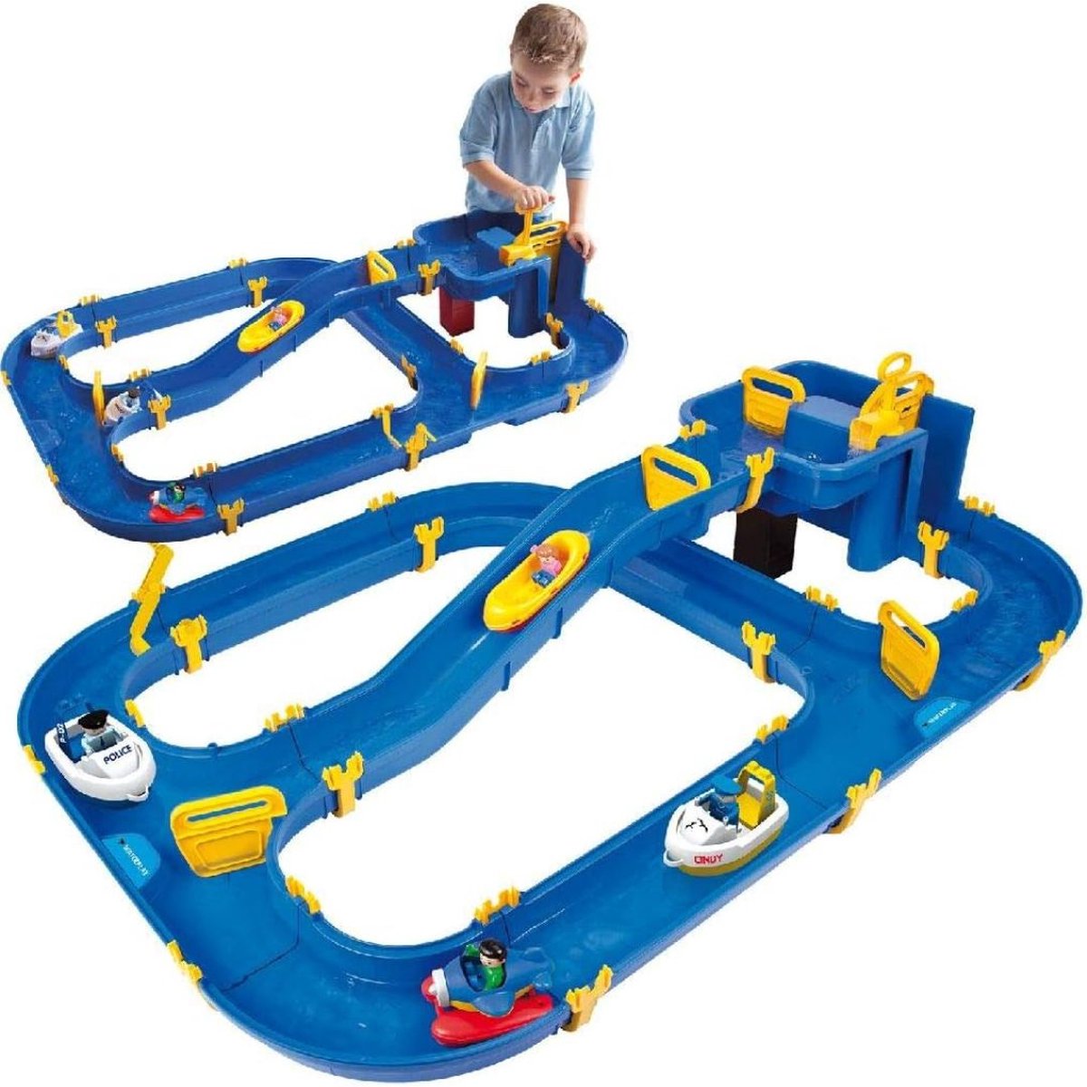 Dailysupplies Watertafel Zandtafel Speeltafel voor Kinderen Activiteiten Tafel voor Baby en Kinderen Blauwe Racebaan