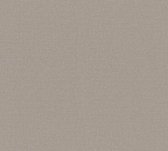 Uni kleuren behang Profhome 387442-GU vliesbehang hardvinyl warmdruk in reliëf licht gestructureerd in used-look mat bruin taupe beigegrijs 5,33 m2