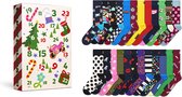 Happy Socks Sokken 24-Pack XMAS Adventskalender Set van 24