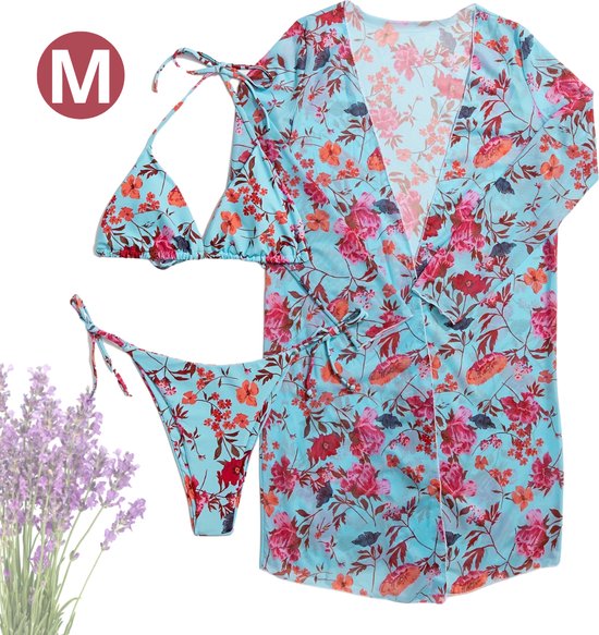 Livano Bikini Femme – Bikini Filles – Maillot de Bain – Push Up – Maillot de Nager Femme – Maillots de bain – Set Sexy – Haut et Bas – Bleu Ciel Profond – Taille M