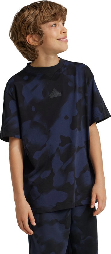 adidas Sportswear Future Icons Camo Printed T-shirt - Kinderen - Zwart- 128