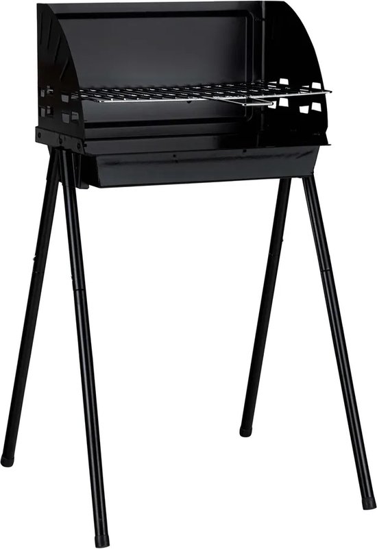 Haushalt 64256 - Standgrill - bbq - met windbescherming van Haushalt — afbeelding 3