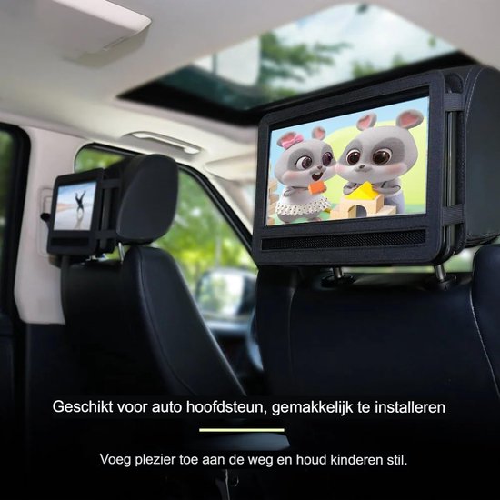 HD Zwenkscherm Draagbare DVD-speler - Geheugenafspeelfunctie en Synchronisatie - Ondersteunt Diverse Mediaformaten - Compact en Draagbaar Ontwerp voor Onderweg Entertainment van Ayangoods — afbeelding 3