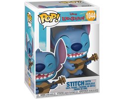 foto van Funko Pop! Disney - Stitch met Ukelele - Lilo & Stitch Figuur  - 9cm
