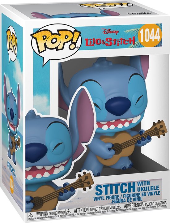 Funko Pop! Disney - Stitch met Ukelele - Lilo & Stitch Figuur  - 9cm