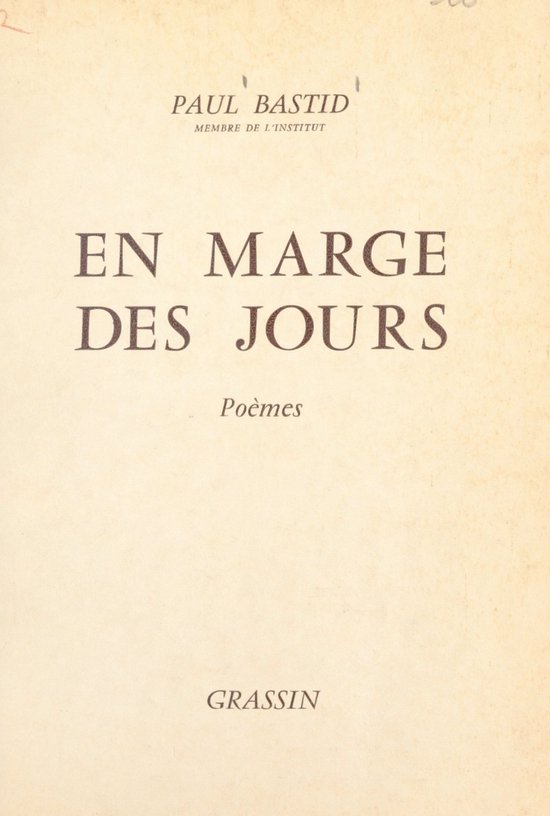 En marge des jours